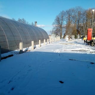 Фундаменты на забивных ЖБ сваях