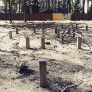 Фундаменты на забивных ЖБ сваях
