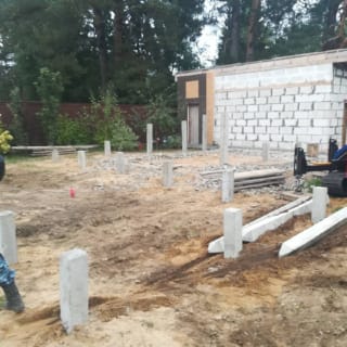Фундаменты на забивных ЖБ сваях