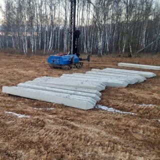 Фундаменты на забивных ЖБ сваях