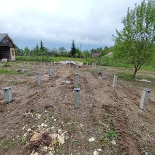 Фундаменты на забивных ЖБ сваях