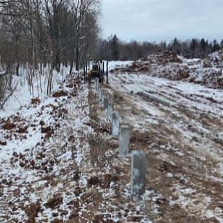 Фундаменты на забивных ЖБ сваях
