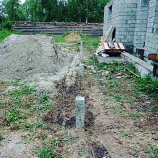 Фундаменты на забивных ЖБ сваях